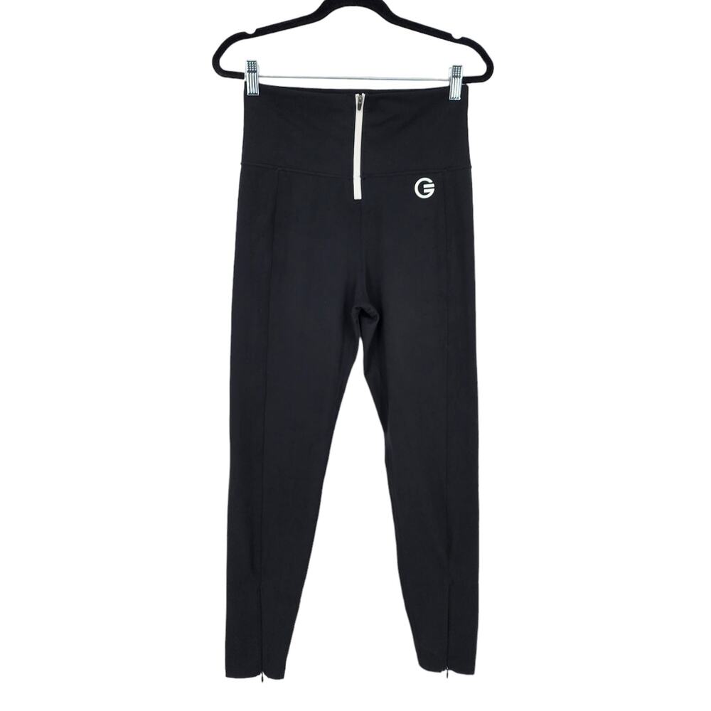 Grrl Full Length Squat Proof Zipper Front Detail Leggings Amanda/Heather Size 10